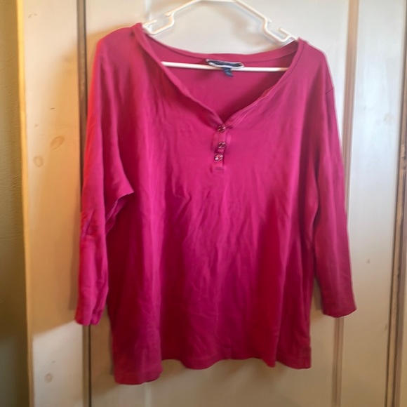 Pink Henley shirt - Picture 1 of 4